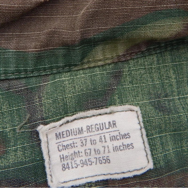 Jungle Jacket Vietnam War U.S. Army ERDL Camouflage Medium Regular