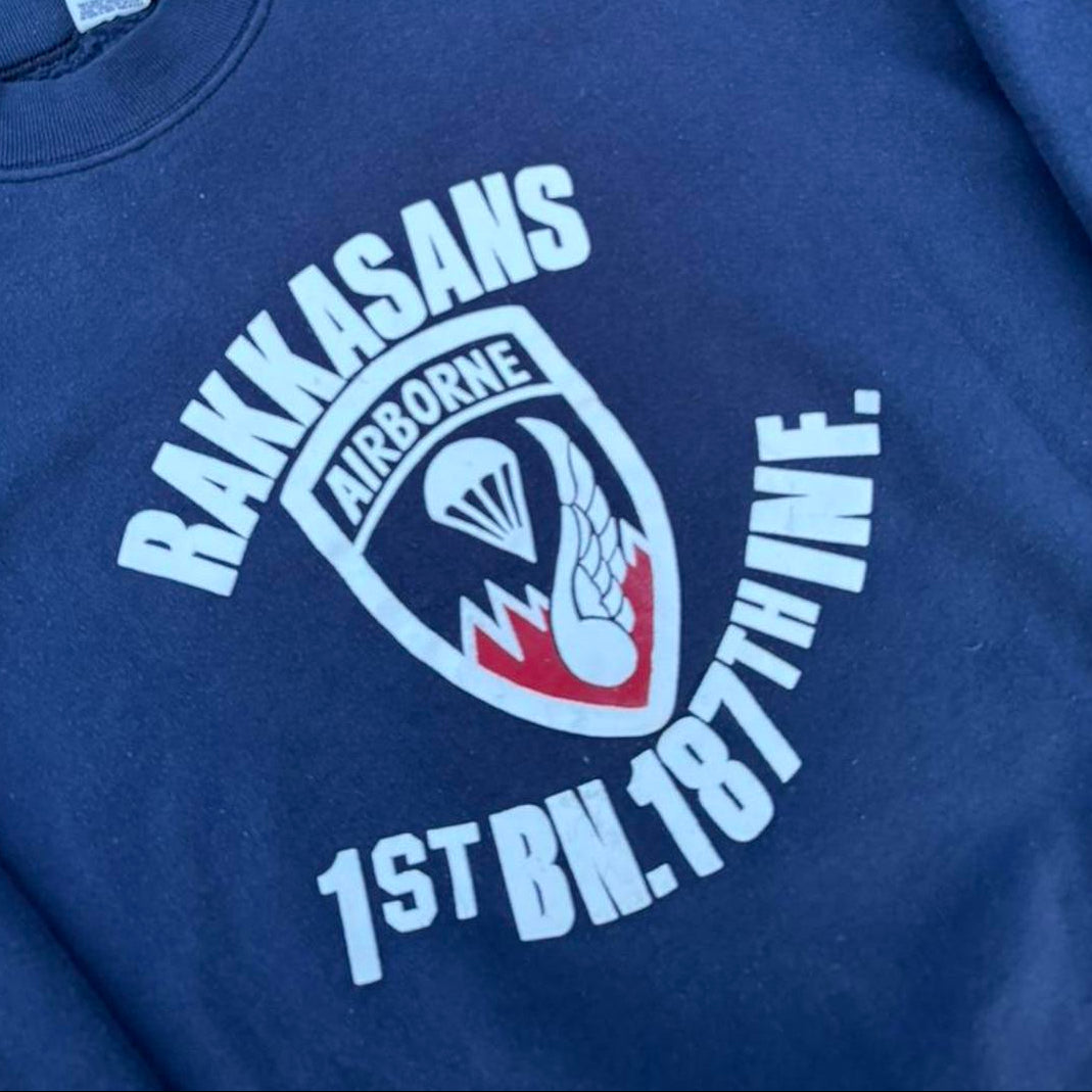 Felpa Vintage Rakkasans Airborne 187th Infantry