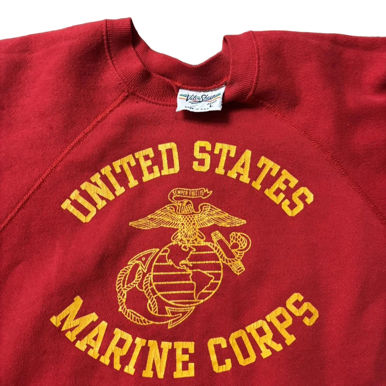 Felpa USMC Red 90s Made In USA