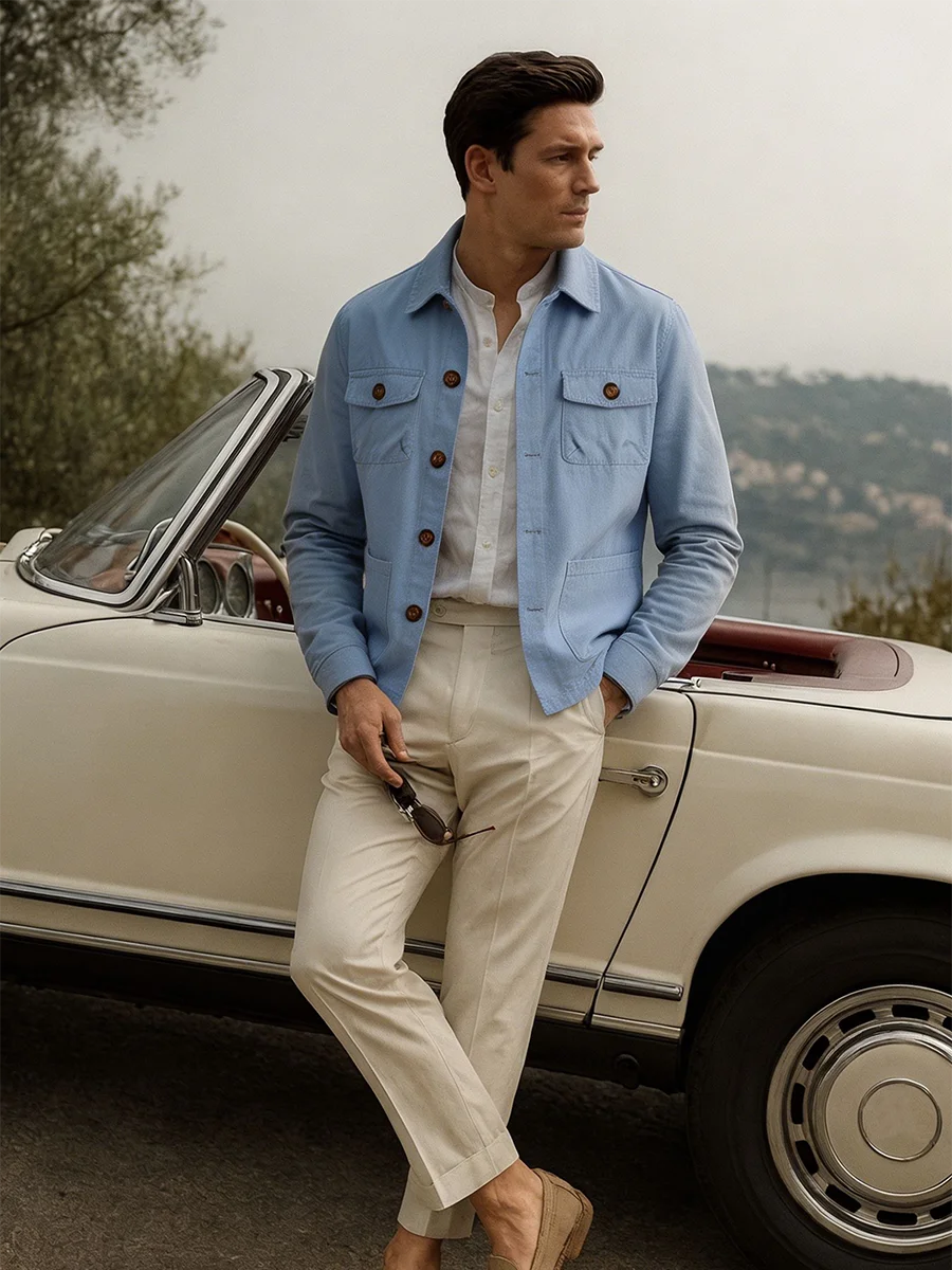 Giacca Trucker in Cotone