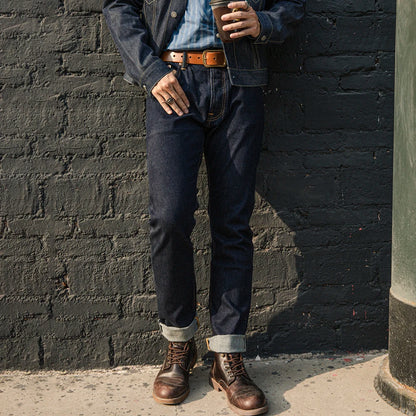 Pantaloni Denim 12oz Slim Straight Jeans