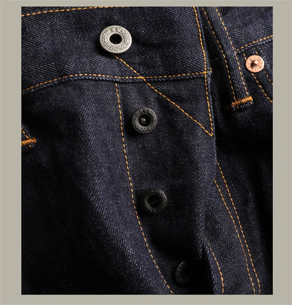 Pantaloni Denim 12oz Slim Straight Jeans