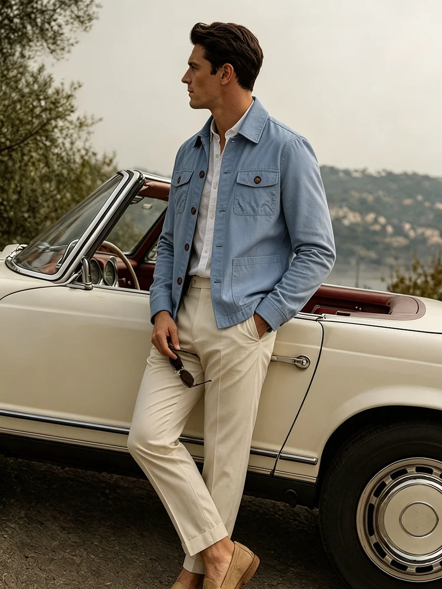 Giacca Trucker in Cotone