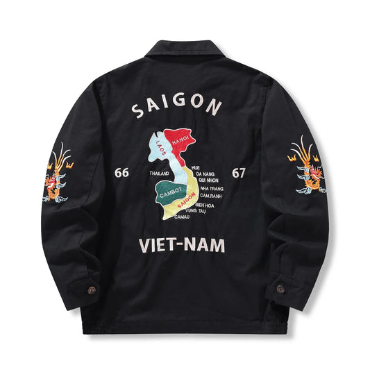 Bomber 1960's Vietnam War Sukajan