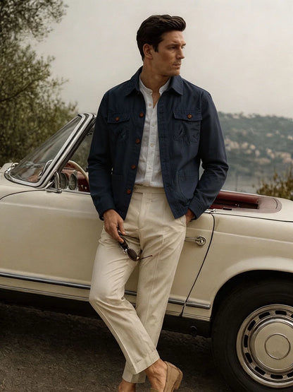 Giacca Trucker in Cotone
