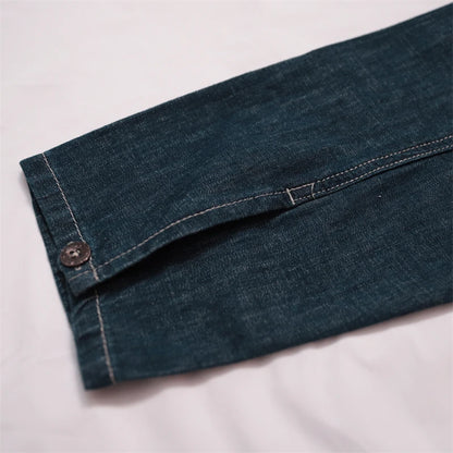 Camicia Blu Denim 1920s US Army Spring