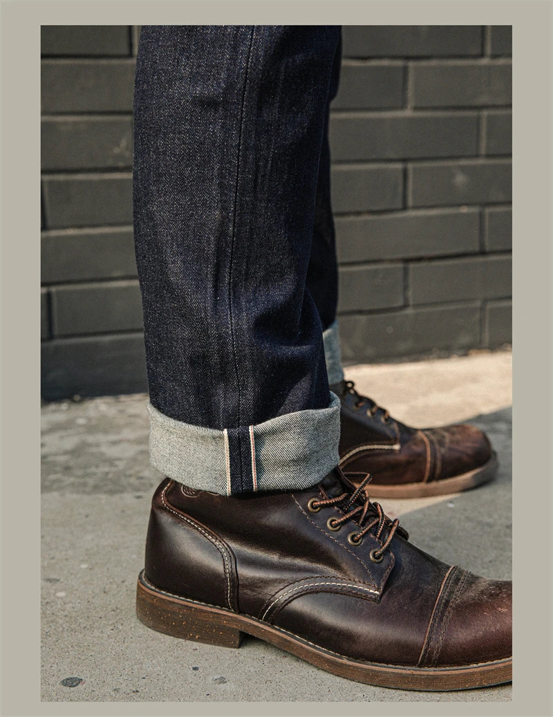 Pantaloni Denim 12oz Slim Straight Jeans