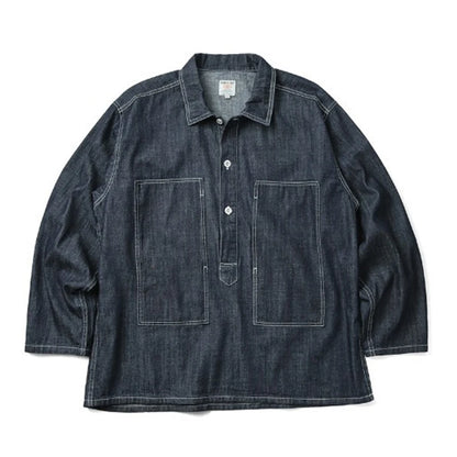 Camicia Blu Denim 1920s US Army Spring