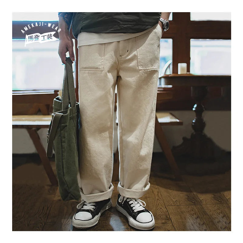 Pantalone Fatigue in Cotone Spesso