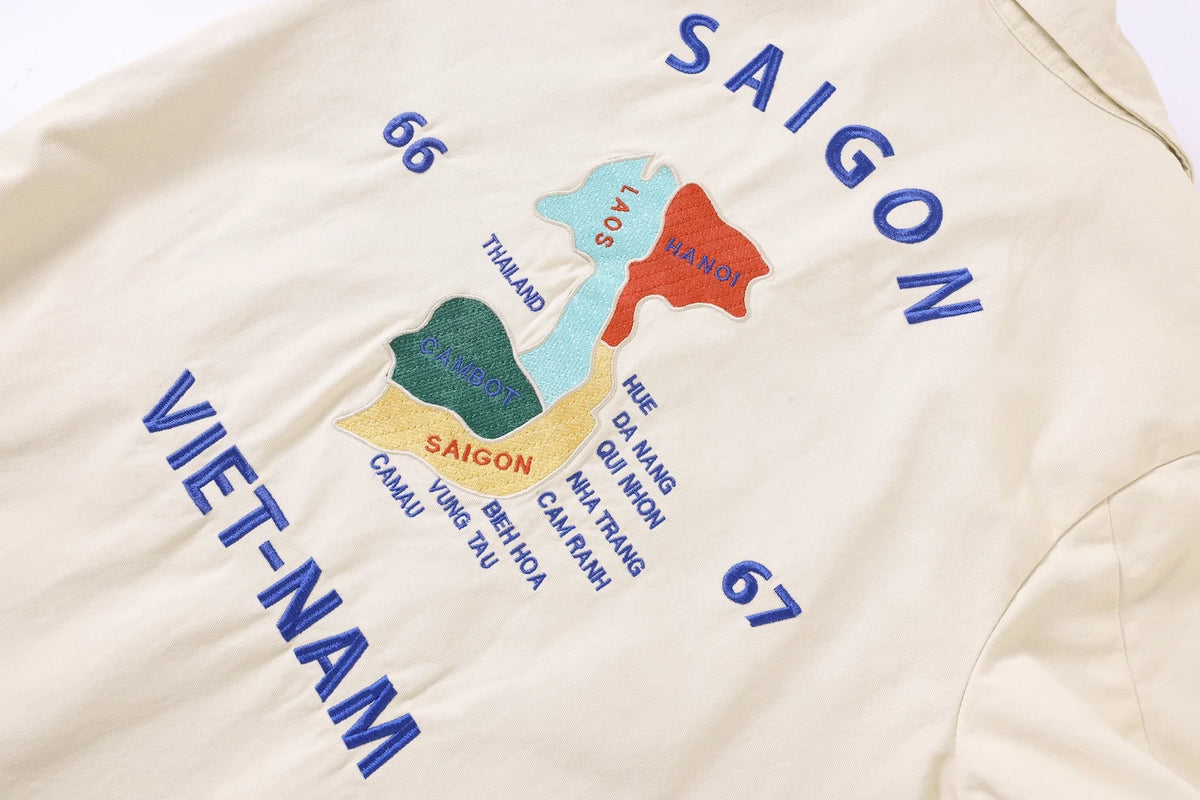 Bomber 1960's Vietnam War Sukajan