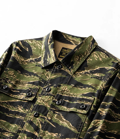 Camicia Utility cotone spesso Tiger Stripe