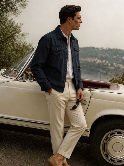 Giacca Trucker in Cotone