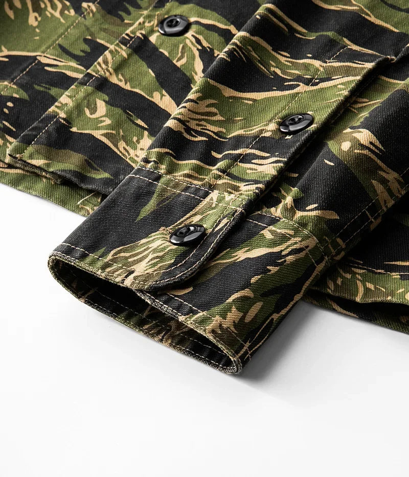 Camicia Utility cotone spesso Tiger Stripe