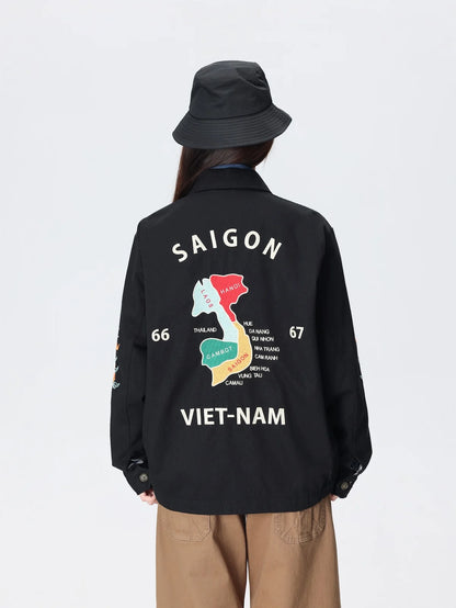 Bomber 1960's Vietnam War Sukajan