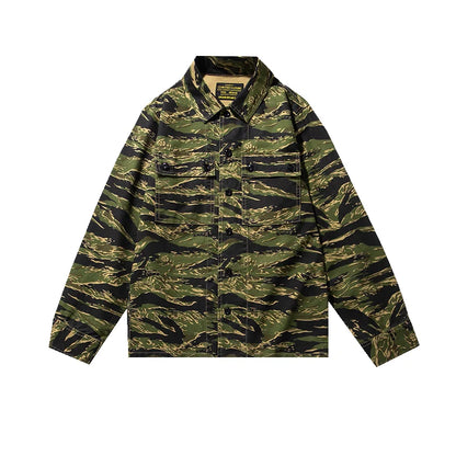 Camicia Utility cotone spesso Tiger Stripe