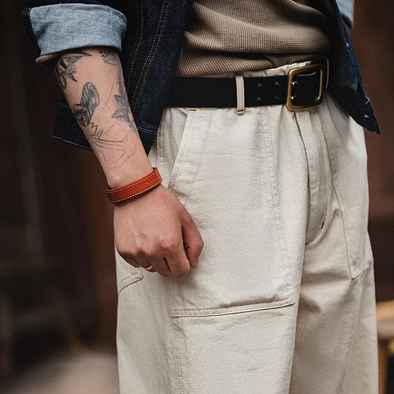Pantalone Fatigue in Cotone Spesso