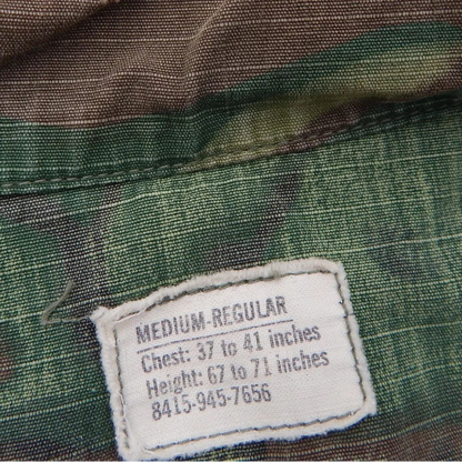 Jungle Jacket Vietnam War U.S. Army ERDL Camouflage  Medium Regular