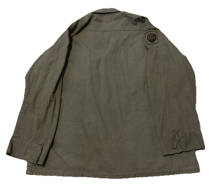 Jungle Jacket Vintage 1969 U.S. Army Airborne Rip-Stop Poplin Shirt