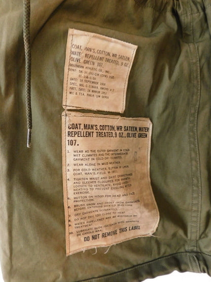 M-1951 Field Jacket U.S. Army 1958 – OG-107 Military Jacket