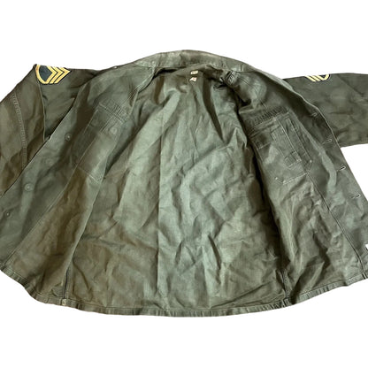 OG-107 Cotton Sateen Army 3rd ACR Cavalry Shirt Vietnam Brave Rifles Large