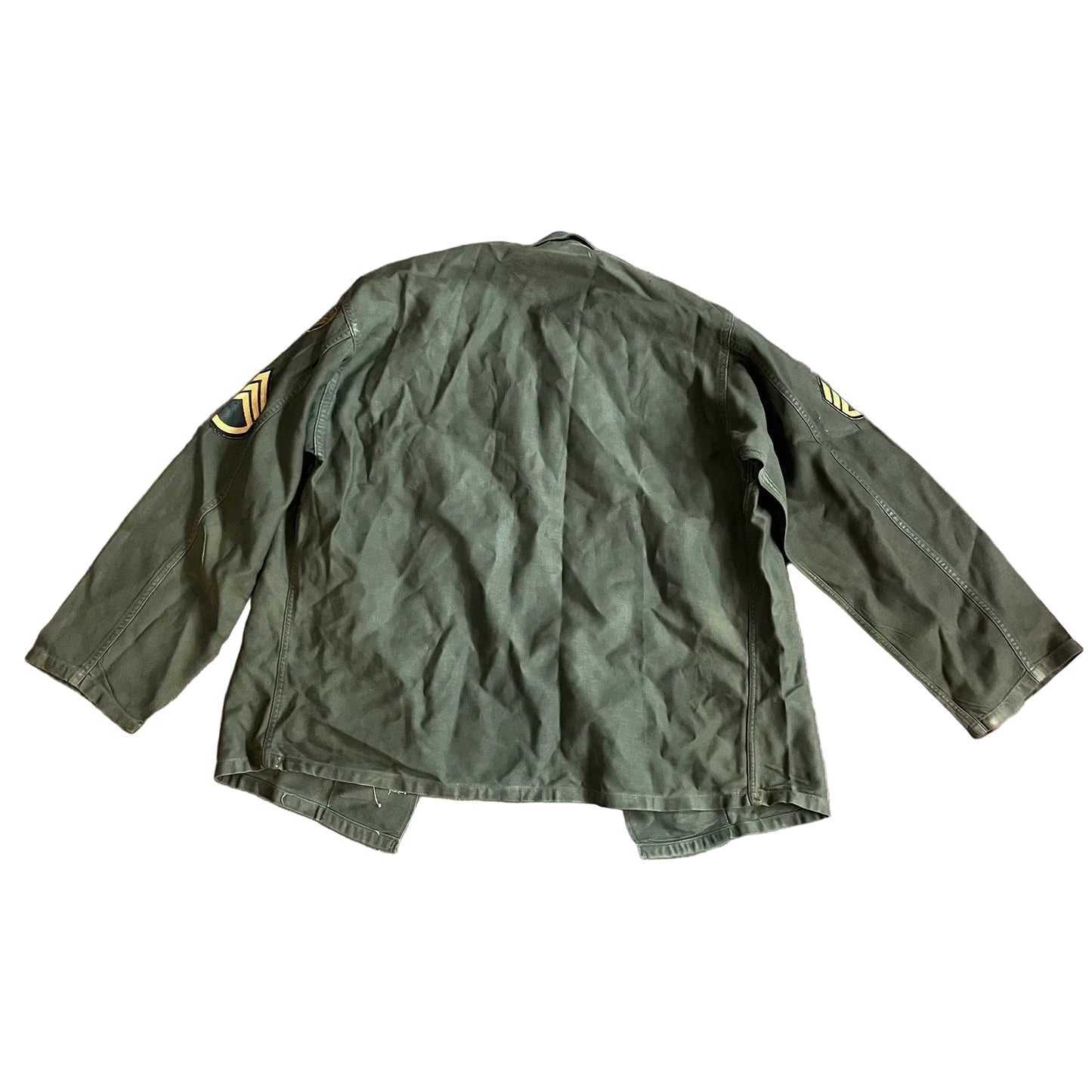OG-107 Cotton Sateen Army 3rd ACR Cavalry Shirt Vietnam Brave Rifles Large
